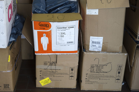 Verteilung medizinischer Schutzausrüstung in Potsdam