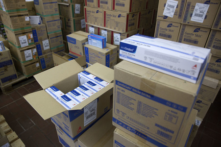 Verteilung medizinischer Schutzausrüstung in Potsdam