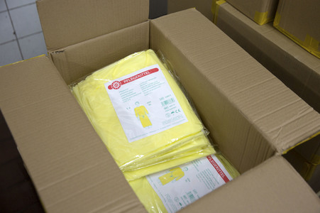 Verteilung medizinischer Schutzausrüstung in Potsdam