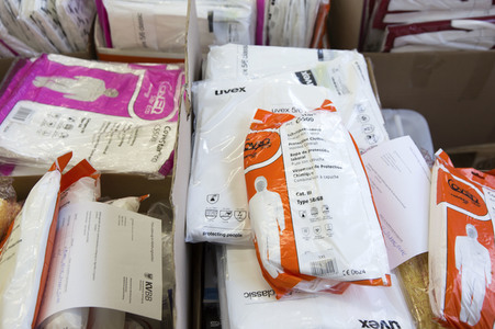 Verteilung medizinischer Schutzausrüstung in Potsdam