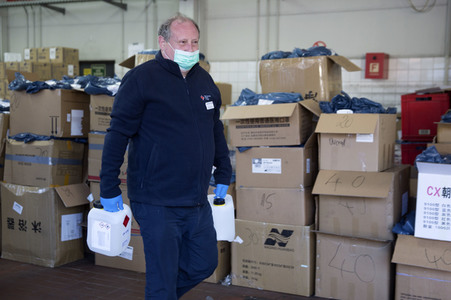 Verteilung medizinischer Schutzausrüstung in Potsdam