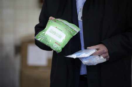 Verteilung medizinischer Schutzausrüstung in Potsdam