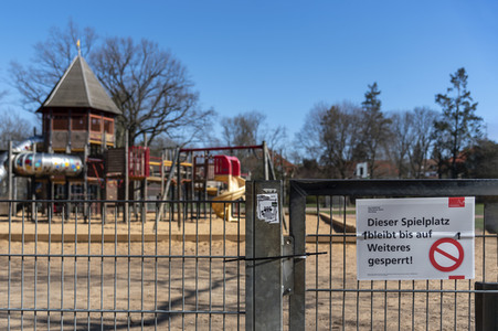Symbolfoto Spieplatzsperrung