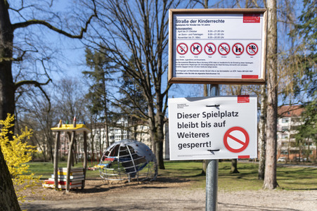 Symbolfoto Spieplatzsperrung