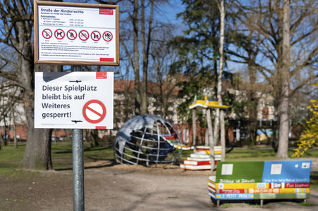 Symbolfoto Spieplatzsperrung