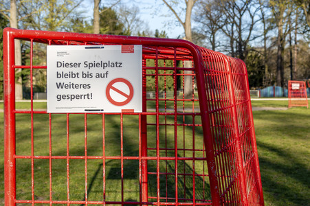 Symbolfoto Spieplatzsperrung