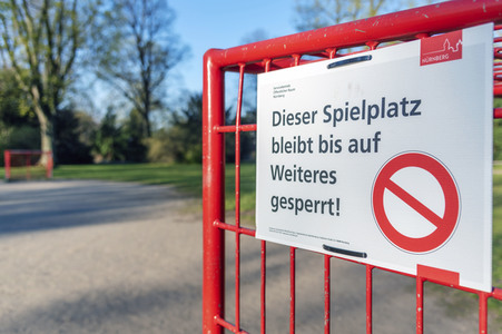 Symbolfoto Spieplatzsperrung