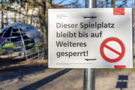 Symbolfoto Spieplatzsperrung