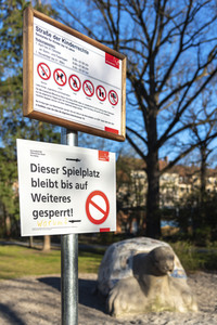 Symbolfoto Spieplatzsperrung