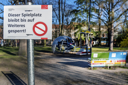 Symbolfoto Spieplatzsperrung