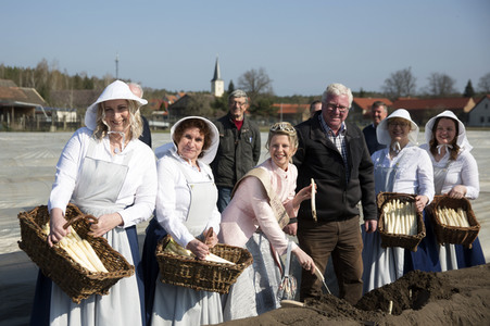 Eröffnung der Spargelsaison 2020 in Beelitz