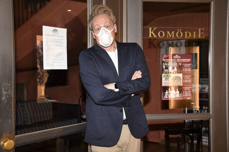 Reduzierte Proben wegen der Corona-Krise in der Komödie im Bayerischen Hof in München