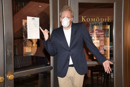 Reduzierte Proben wegen der Corona-Krise in der Komödie im Bayerischen Hof in München