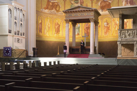 Eingeschränkter Oster-Gottesdienst wegen Corona-Krise in Potsdam