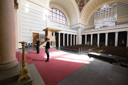Eingeschränkter Oster-Gottesdienst wegen Corona-Krise in Potsdam