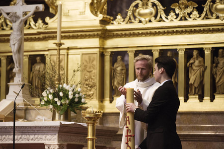 Festgottesdienst am Ostersonntag im Berliner Dom in Berlin