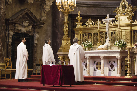 Festgottesdienst am Ostersonntag im Berliner Dom in Berlin