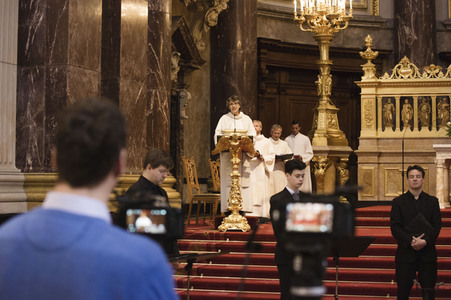 Festgottesdienst am Ostersonntag im Berliner Dom in Berlin