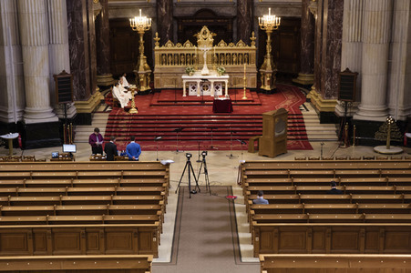 Festgottesdienst am Ostersonntag im Berliner Dom in Berlin