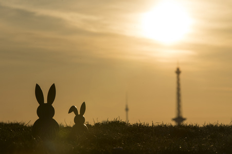 Osterhasen in Berlin