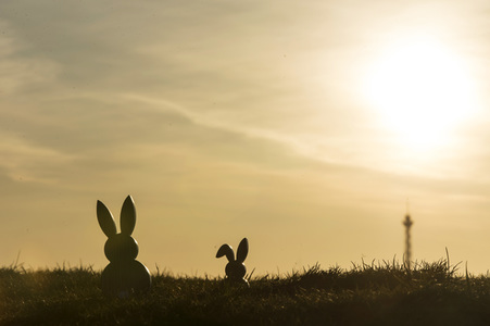 Osterhasen in Berlin