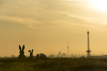 Osterhasen in Berlin