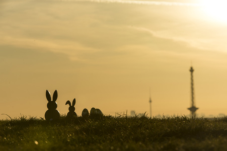 Osterhasen in Berlin
