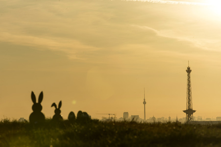 Osterhasen in Berlin
