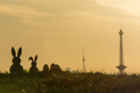 Osterhasen in Berlin