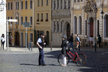 Polizekontrollen nach Aufruf zu einer Demonstration in Görlitz