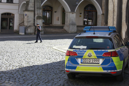 Polizekontrollen nach Aufruf zu einer Demonstration in Görlitz