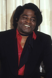 Pressetermin mit James Brown in London