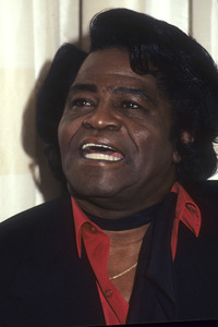 Pressetermin mit James Brown in London