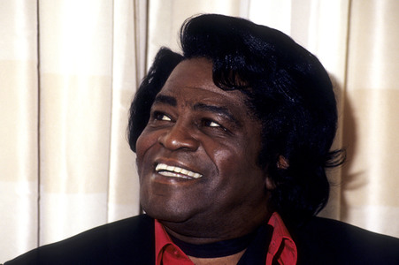 Pressetermin mit James Brown in London