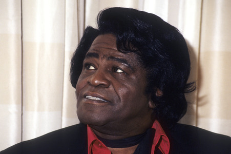 Pressetermin mit James Brown in London