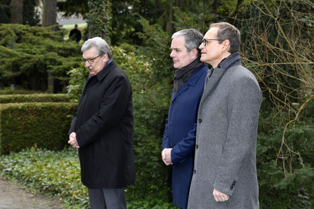 Kranzniederlegung anlässlich des 100. Geburtstags von Richard von Weizsäcker in Berlin