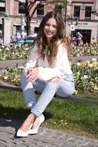 Fototermin mit Lena Meckel in München