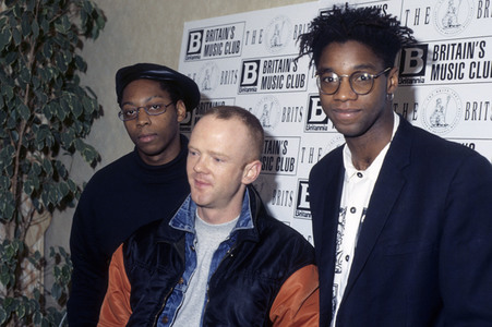 Photocall mit Beats International feat. Jimmy Somerville in London
