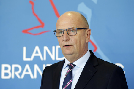 Pressekonferenz zur Eindämmungsverordnung für das Land Brandenburg in Potsdam