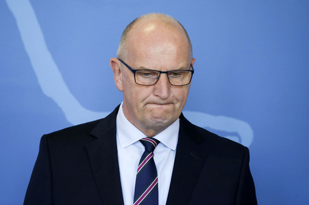 Pressekonferenz zur Eindämmungsverordnung für das Land Brandenburg in Potsdam