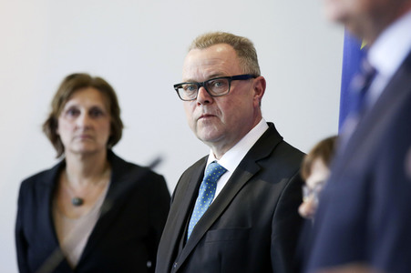 Pressekonferenz zur Eindämmungsverordnung für das Land Brandenburg in Potsdam