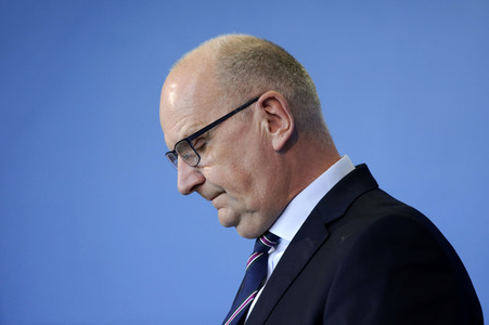 Pressekonferenz zur Eindämmungsverordnung für das Land Brandenburg in Potsdam