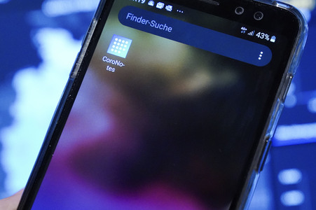 Symbolfoto CoroNotes-App