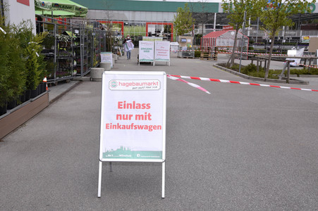 Symbolfoto Öffnung der Gartencenter und Baumärkte in Bayern