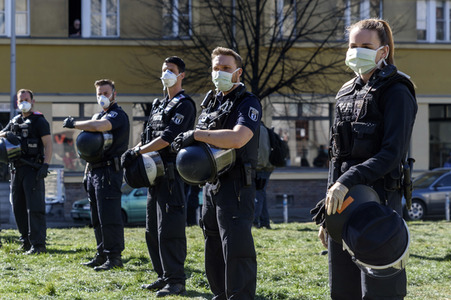 4. Verschwörungstheoretiker-Protest in Berlin