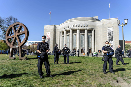 4. Verschwörungstheoretiker-Protest in Berlin
