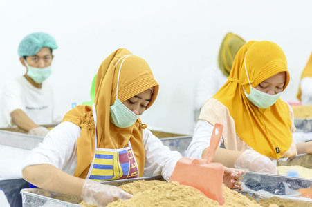 Kokosblütenzuckerproduktion in Yogyakarta