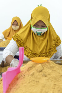 Kokosblütenzuckerproduktion in Yogyakarta