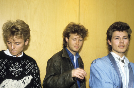 Pressetermin mit a-ha in London