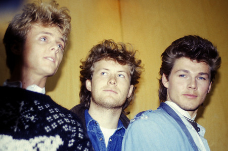 Pressetermin mit a-ha in London